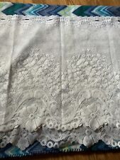 Vtg white lace for sale  Shipping to Ireland