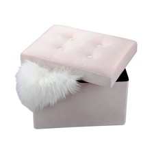 Small velvet ottoman for sale  North Highlands