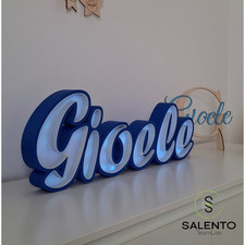 Lampada led scritta usato  Lecce