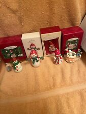 Hallmark ornaments snowmen for sale  Little Rock