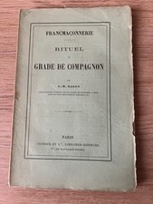 Ragon franc maçonnerie d'occasion  Paris II
