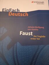 goethe faust teil 1 gebraucht kaufen goethe faust teil 1 gebraucht kaufen  Bingen