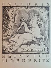 Original exlibris bookplate for sale  Shipping to Ireland