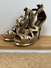 Goldene plateau sandalette gebraucht kaufen  Tutzing