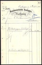 Rechnung esslingen 1901 gebraucht kaufen  Berlin