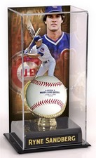 Vitrine e imagem autênticas Ryne Sandberg Cubs Hall of Fame comprar usado  Enviando para Brazil