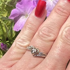 9ct gold diamond for sale  HYTHE