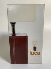 Luca leather table for sale  WORKINGTON