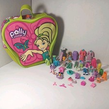 Lote De 42 Piezas Polly Ropa Y Accesorios Con Bolsa De Transporte  segunda mano  Embacar hacia Mexico