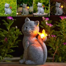 Cat statue solar for sale  BIRMINGHAM