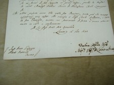 Lettera autografa 1822 usato  Bologna