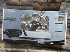 Usado, Projetor de cinema em casa Brooks ZL-44 HD (4K) +2160P compatível| comprar usado  Enviando para Brazil