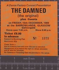 Damned ticket original for sale  PRESTON