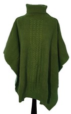 Poncho grün zopfmuster gebraucht kaufen  Bitburg