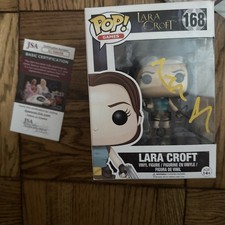 Funko Pop assinado por Angelina Jolie TOMB RAIDER LARA CROFT (RARO)!! Certificado de autenticidade JSA comprar usado  Enviando para Brazil