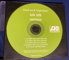 Charli XCX Troye Sivan Talk Talk Remixes 5 tracks CD Promo Single Brat comprar usado  Enviando para Brazil