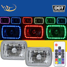 Para Retirada Toyota Tacoma 7X6 Polegadas 7" Rgb Multi Cores Led Smd Farol Halo Par, usado comprar usado  Enviando para Brazil