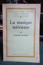 Charles maurras musique d'occasion  Parthenay