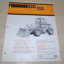 Folheto de vendas Case W20B carregador trator Prospekt, usado comprar usado  Enviando para Brazil