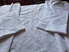 Linen sheet set d'occasion  Expédié en Belgium