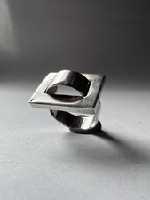 Joia anel vintage de prata esterlina 950 modernista/minimalista tamanho 7 comprar usado  Enviando para Brazil