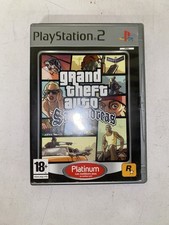 Używany, GTA Grand Theft Auto San Andreas Ps2 Jeu Console PlayStation 2 Jeux Platinum na sprzedaż  Wysyłka do Poland