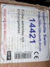 Schwimmbadfolie einhängefolie gebraucht kaufen  Crinitz