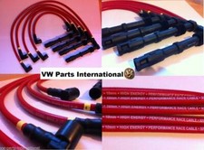 Para VW Golf MK3 2.0 16v ABF azul vermelho desempenho 10mm cabos de ignição Ibiza Pa... comprar usado  Enviando para Brazil