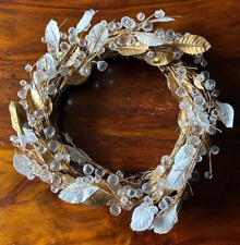 Decorative wreath gold for sale  LONDON