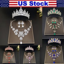 Women crystal necklace for sale  USA