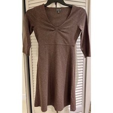 Vestido feminino TOAD & CO Houndstooth Rosalinda XS marrom cacau A+ comprar usado  Enviando para Brazil