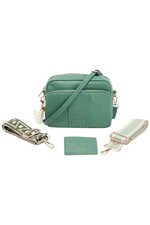 Bolsa tiracolo Pom Pom London original plus couro verde macio comprar usado Bolsa tiracolo Pom Pom London original plus couro verde macio comprar usado  Enviando para Brazil