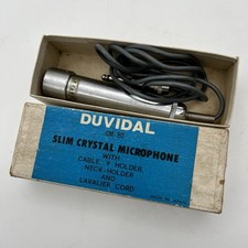 Vintage microphone duvidal for sale  WELLINGBOROUGH