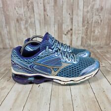 Tênis de corrida Mizuno Wave Creation 17 acolchoado azul atlético feminino 10 comprar usado  Enviando para Brazil