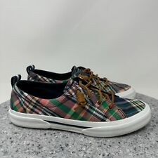 Tênis Sperry Feminino 6.5 Xadrez Multicolorido Pier Wave Barco Sapatos Atléticos comprar usado  Enviando para Brazil