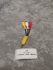 Cabo LG AV (amarelo, vermelho, branco)  comprar usado  Enviando para Brazil