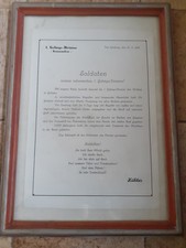 Militärische urkunde gebirgs gebraucht kaufen Militärische urkunde gebirgs gebraucht kaufen  St. Märgen