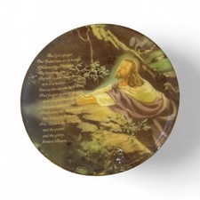 Jesus praying plate for sale  La Porte