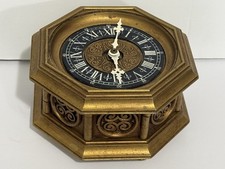 Relógio de mesa hexagonal vintage latão maciço , usado comprar usado Relógio de mesa hexagonal vintage latão maciço , usado comprar usado  Enviando para Brazil