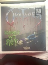 Obituary LP Slowly We Rot re red/black translucent vinyl 1989 FL death metal  comprar usado Obituary LP Slowly We Rot re red/black translucent vinyl 1989 FL death metal  comprar usado  Enviando para Brazil