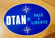 Autocollant ancien otan d'occasion  Francheville