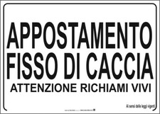 Cartello segnaletico appostame usato  Acate