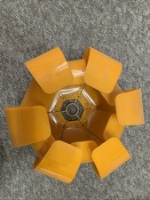 Vintage orange lampshade for sale  BROMSGROVE