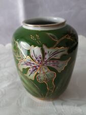 Grüne vase handgemalt gebraucht kaufen  Plauen