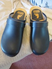 Wooden leather cloggs for sale  HEREFORD