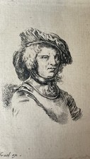 Gravure portrait stefano d'occasion  Bordeaux-