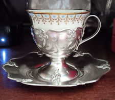 Antigo copo Shreve Co San Francisco Sterling Demitasse com forro CAC Lenox LOOK comprar usado  Enviando para Brazil