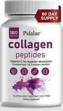 Kollagenpeptide 1200mg – Mit Vitamin C Und E – Anti-Aging, Für Frauen Und Männer comprar usado  Enviando para Brazil