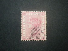 Sierra leone 1883 for sale  BOSCASTLE