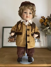 Puppe porzellanpuppe junge gebraucht kaufen  Deutschland